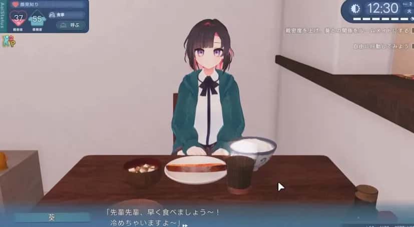 能干的后辈小葵酱插画